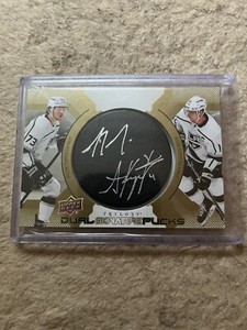 Tyler Toffoli Anze Kopitar 2019-20 Upper Deck Trilogy Dual Auto Pick