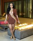 New Stylish Women Long Sleeves Bandage Patchwork Open Front Bodycon Dress Club