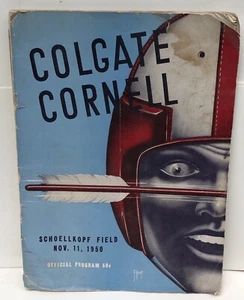 Vintage 1950 Colgate Cornell Football Game Program - Picture 1 of 12