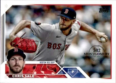 2023 Topps 582 Montgomery Club #333 Chris Sale Boston Red Sox - Image 1 of 2