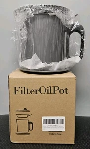 Filter Oil Pot 1.7L - Unikon- Grease Can For Kitchen Grease And Oil - Picture 1 of 8