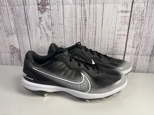 Nike Diamond Baseball Cleats Metal Mens 13 Black Grey DJ6516-010 - Picture 1 of 8