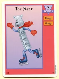Gioco di Carte Pez Vintage #110 Orso di Ghiaccio Come Nuovo - Foto 1 di 2