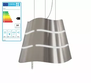 Elica Platinum Wave IX/F/51 Inselhaube 51 cm Edelstahl abgehängte Haube Umluft - Bild 1 von 6