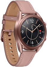 Samsung Galaxy Smart Watch 3 41mm Leather Strap Mystic Bronze Rose Gold SM-R855F