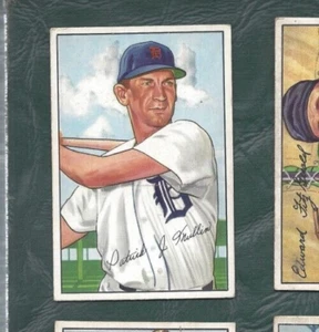 1952 Bowman baseball card #183 Pat Mullin Detroit Tigers EX - Picture 1 of 2