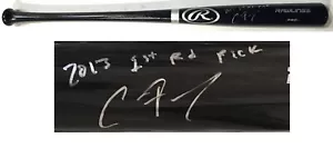 Clint Frazier signed Rawlings Pro baseball bat ins 2013 1st rd pick auto JSA COA - Picture 1 of 8