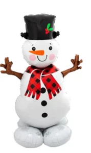 55" Airloonz Weihnachten Schneemann selbststehende Füllung mit Luft Party & Home Dekoration - Bild 1 von 3