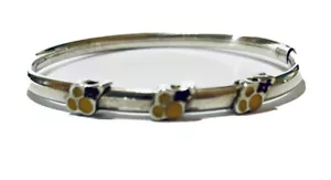 Brazalete esmaltado de plata esterlina (925) para niños - Imagen 1 de 1