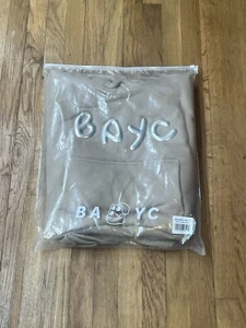 Bored Ape Yacht Club BAYC Chrome Double Faced Beige Hoodie Size Medium - Picture 1 of 3