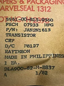 TRANSISTOR NOS - NSN 5961-00-813-9360 - Imagen 1 de 3