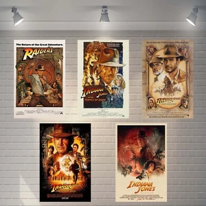 Indiana Jones Movie Poster Collection - High Quality Wall Art - A4 / A3 / A3+ - Picture 1 of 15