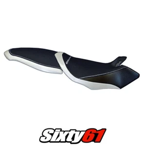 Mv Agusta Brutale 990R 1078R 1090RR 2007-2015 Seat Funda Tappezzeria Whtie Negro - Imagen 1 de 5