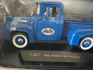 Signature Models Blue 1948 Ford F-100 Pick Up Truck Die-Cast 1/32 Scale "Sprouts - Picture 1 of 9