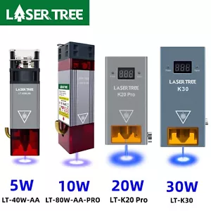 Módulo cortador láser 5W/10W/20W/30W/40W/60W 450nm cabezal láser azul grabado hágalo usted mismo - Imagen 1 de 53