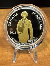 2015 Canada $10 Fine Silver Coin - 200th Anniv Of Birth Of Sir John A Macdonald
