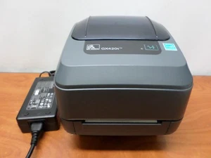 Zebra GX420t Thermotransfer Desktop USB Drucker mit Netzteil - Bild 1 von 14