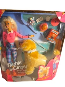 Barbie y Jengibre Mascota Perro Muñeca Set con Accesorios 1997 Mattel 17116 - Imagen 1 de 7