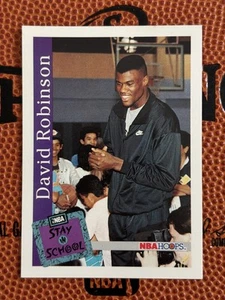 1992-93 NBA Hoops Inside Stuff David Robinson #334 Spurs - Bild 1 von 2