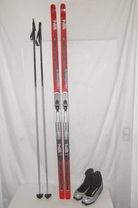 FISCHER " NORDIC CRUISING " LANGLAUFSKI 184 CM + LANGLAUFSCHUHE GR: 46 IM SET - Picture 1 of 6