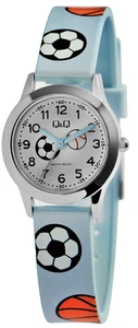 Q&Q by Citizen orologio educativo per bambini orologio da polso unisex orologio sportivo al quarzo blu 3 ATM - Foto 1 di 10