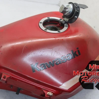 08-12 KAWASAKI NINJA 250R EX250 250 OEM RED GAS TANK FUEL CELL NO RUST T44 - Image 1 of 4