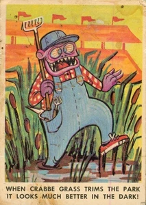 Tarjeta de coleccionista de béisbol Weird-ohs 1966 #7 - Imagen 1 de 2