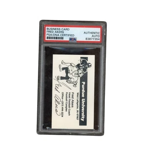 Fred Akers Autographed Signed Purdue Football Head Coach Cut PSA - Picture 1 of 2