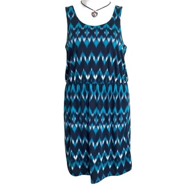 Vestido sin mangas Sonoma para mujer talla grande azul aguamarina cintura elástica NUEVO elástico Foto 1 de 4