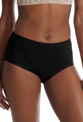 Hanky Panky XS / SMALL PlayStretch Natural Rise Supima Boyshort Panty NWOT Black - Image 1 of 4