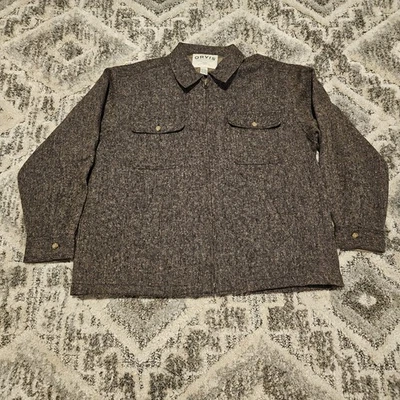 Vintage Orvis Wool Hunting Jacket Fishing Hunting Outdoors Biege 90s Size XL - Image 1 of 4