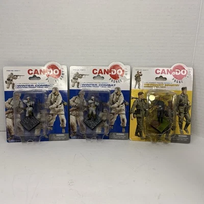 Lote de 5 bonecos Can.Do Pocket Army 1:35. Combate de inverno. Infantaria Wehrmacht - Imagem 1 de 4