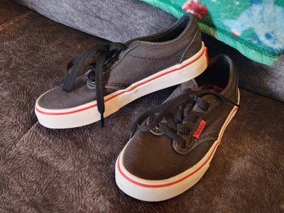 Boys Van Gray Shoes Size 13 NEW - Image 1 of 4