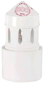 Oatey 3 pulgadas Válvula de admisión de aire de PVC - Imagen 1 de 4