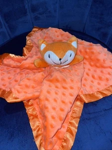 Pro Goleem Fox Lovey Orange Unisex Security Blanket Soft Baby Silky Minky 16” - Picture 1 of 3