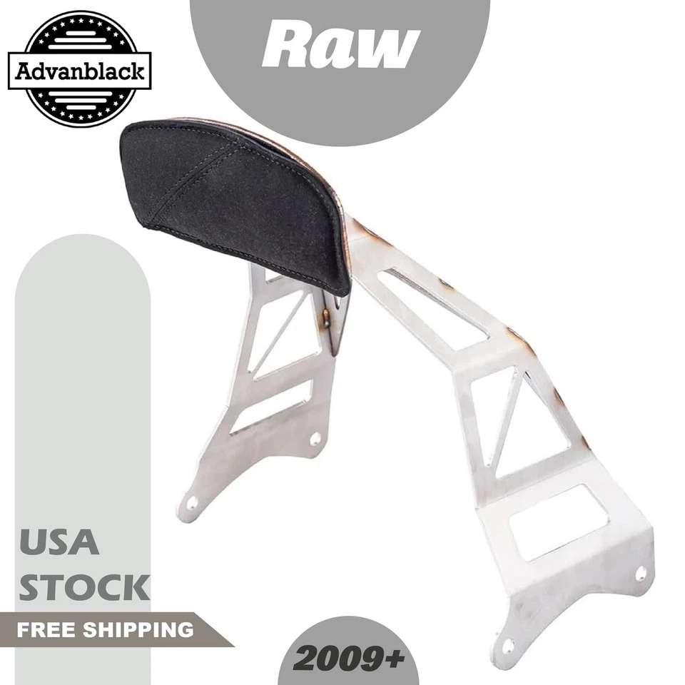 Respaldo barra Sissy de acero inoxidable estilo MX crudo para Harley Street Road King Foto 1 de 4