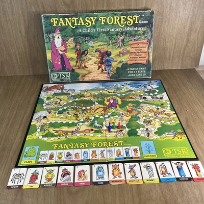Vintage 1980 TSR Fantasy Forest Adventure Board Game 100% COMPLETE - Image 1 of 4