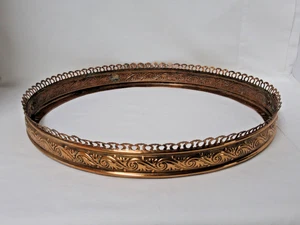 ANTIGUO ANILLO DE PANTALLA DE 14" PARA BIBLIOTECA VICTORIANA COLGANTE LÁMPARA DE ACEITE PARTE - Imagen 1 de 6