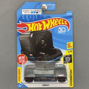 Hot Wheels Zoom In Black Works with GoPro Experimotors 7/10 - Picture 1 of 9