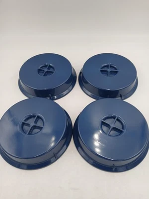 Burlodge 9 Inch Thermal Insulated Plate Cover Blue Meal Service Trays Lot Of 4 - Image 1 of 4