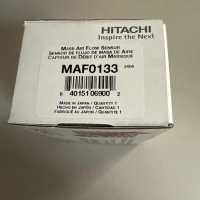 日立原始设备制造商 MAF0133 质量空气流量传感器适用于英菲尼迪 QX 日产 Altima Rogue — 第 1/4 张图片