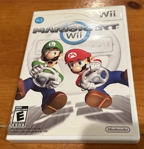 Mario Kart Wii CIB Complete 2008 Nintendo Disc Manual Case 65758A RVL P RMCE USZ - Picture 1 of 7