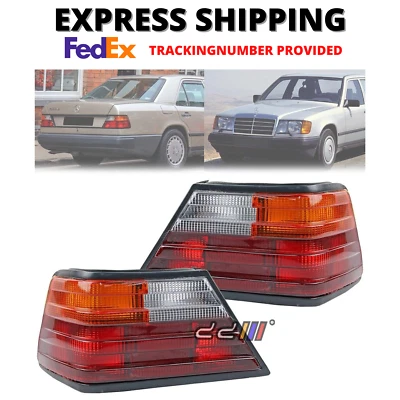 Pair Rear Tail Light Lamp For Mercedes-Benz W124 260E 280E 300E 320E 1984-93 Foto 1 de 4