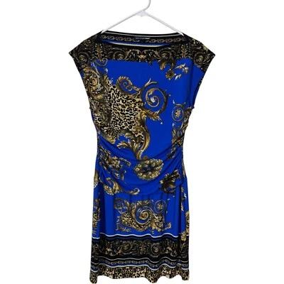 Vestido Saint Tropez West para mujer 8 multicolor sin mangas cintura acanalada poliéster Foto 1 de 4