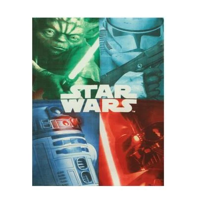 Plaid Cover Star Wars Disney Fleece 120x150 cm N761 - Bild 1 von 2