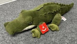 Aurora grünes Krokodil Alligator 17 Zoll Plüschtier Stofftier mit Etikett - Bild 1 von 5