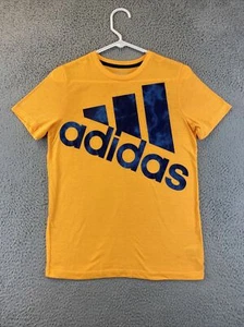 Youth Size M Medium 10/12 Yellow Adidas Shirt / 77-42 - Picture 1 of 9