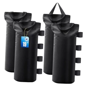 Outdoor Canopy Weights(135LBS) for Heavy Duty,Tent Weights Sand Bags Black-1 - Picture 1 of 8