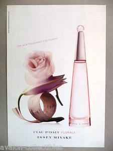 Issey Miyake L'eau D'Issey Perfume 2-Page PRINT AD - 2011 - Picture 1 of 2