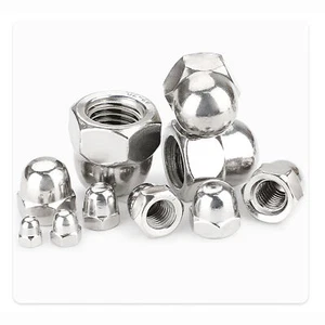 Dome Nuts DIN 1587 Stainless Steel A4 M3 M4 M5 M6 M8 M10 M12 M14 M16 M18 M20 - Picture 1 of 17